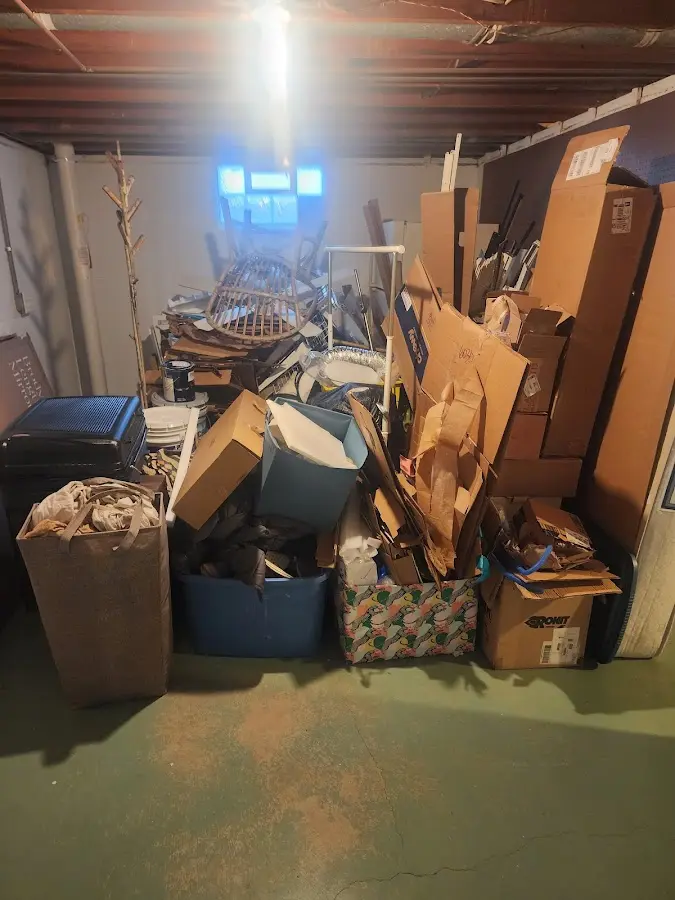 Roll-off dumpster container at job site for Roll Off Dumpster Rental in Solvang